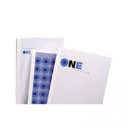 GBC 4mm 200g Thermal Covers Gloss Clear and White [Pack of 100]