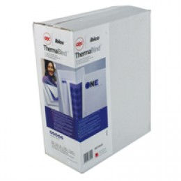 GBC 6mm 200g Thermal Covers Gloss Clear and White [Pack of 100]