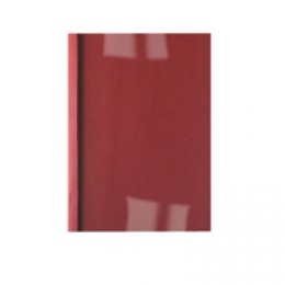 GBC 1.5mm 250g Thermal Covers Gloss Clear and Red [Pack of 100]