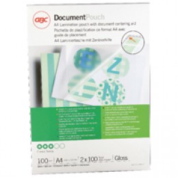 GBC Laminating Pouch A4 200mic Clear [Pack of 100]