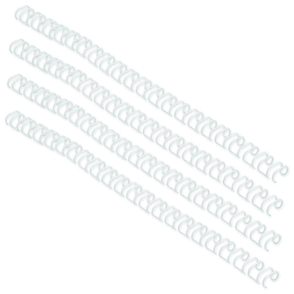 GBC 9.5mm 34 Ring Wires White [Pack of 100]