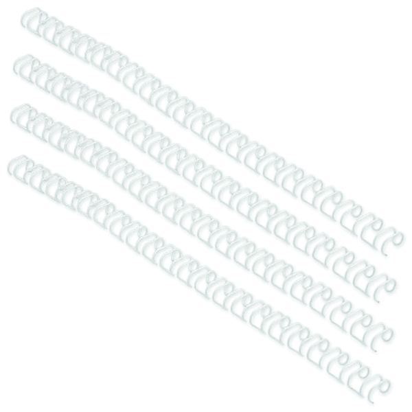 GBC 14mm 34 Ring Wires White [Pack of 100]