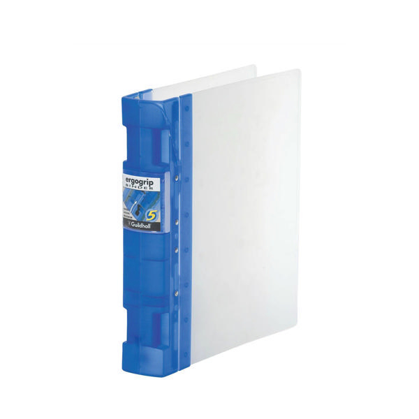 Guildhall GLX Ergogrip Frost Ring Binder Cobalt Blue [Pack of 2]
