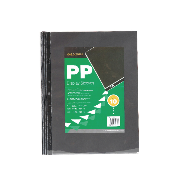 Goldline Polypropylene Display Sleeves A2 [Pack of 10]