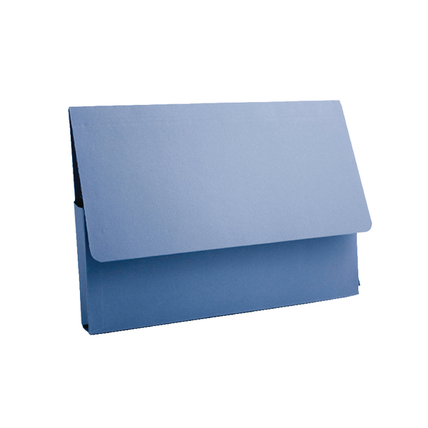 Guildhall Document Wallet A4 285gsm Blue [Pack of 50]