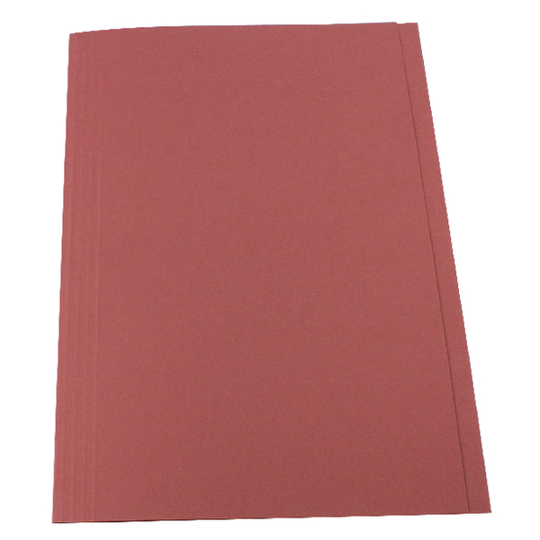 Guildhall Square Cut Folder 315g Pink [Pack of 100]