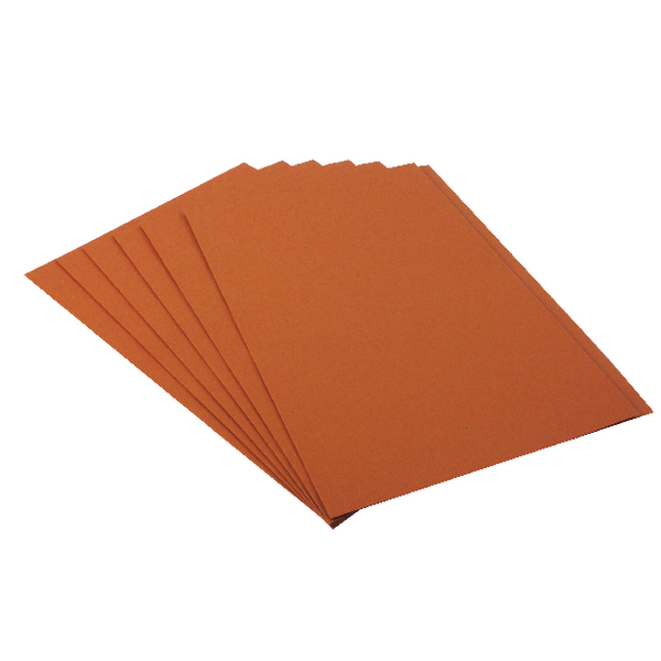 Guildhall Square Cut Folder 315g Orange [Pack of 100]