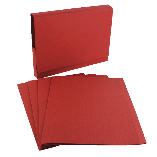 Guildhall Square Cut Folder 315g Red [Pack of 100]
