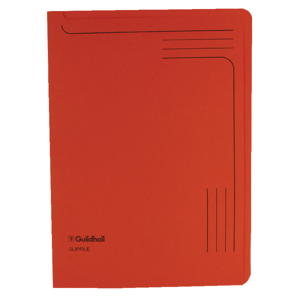 Guildhall Slipfile Orange [Pack of 50]