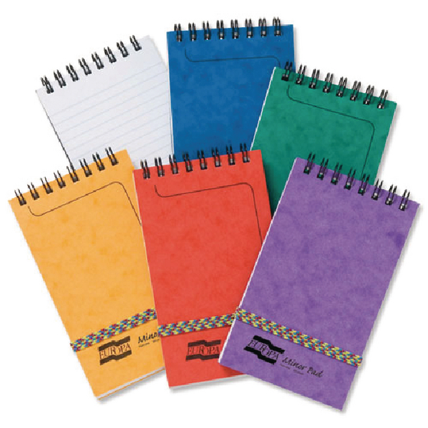 Europa Minor Pad Assorted Standard Colours [Pack of 20]