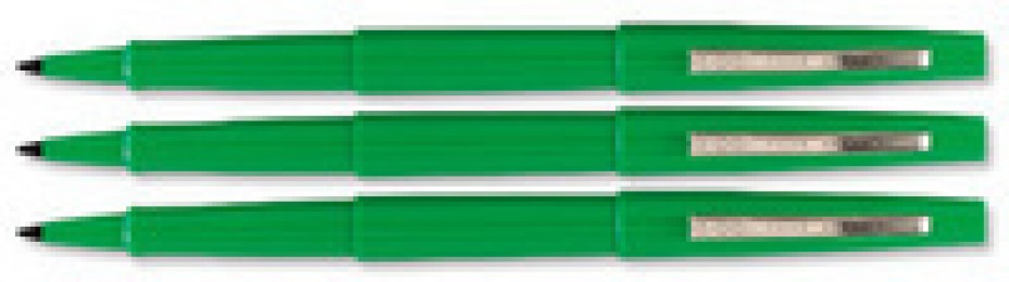 PaperMate Nylon Pens Green [Pack of 12]