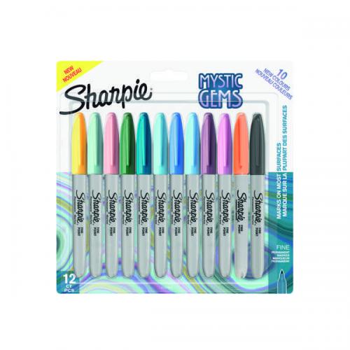 Sharpie Permanent Marker Mystic Gems [Pack of 12]