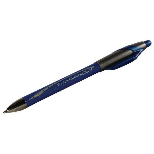 PaperMate Flexgrip Elite Retractable Blue [Pack of 12]