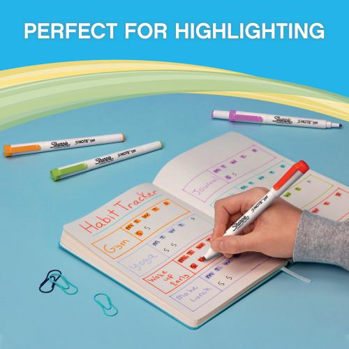 Sharpie 2182116 S-Note Duo Dual-Ended Creative Markers [Pack of 8]