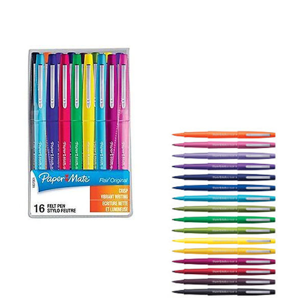 PaperMate Flair Original Assorted [Pack of 16]