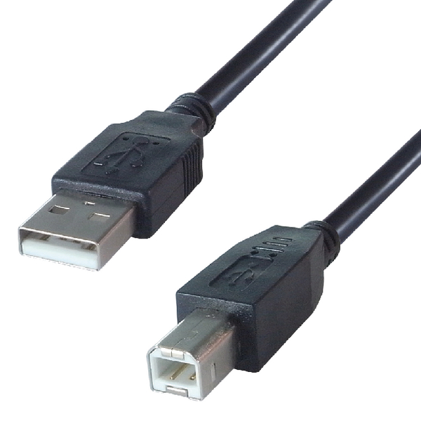 Connekt Gear 2m USB Cable A Male to B Male [Pack of 2]