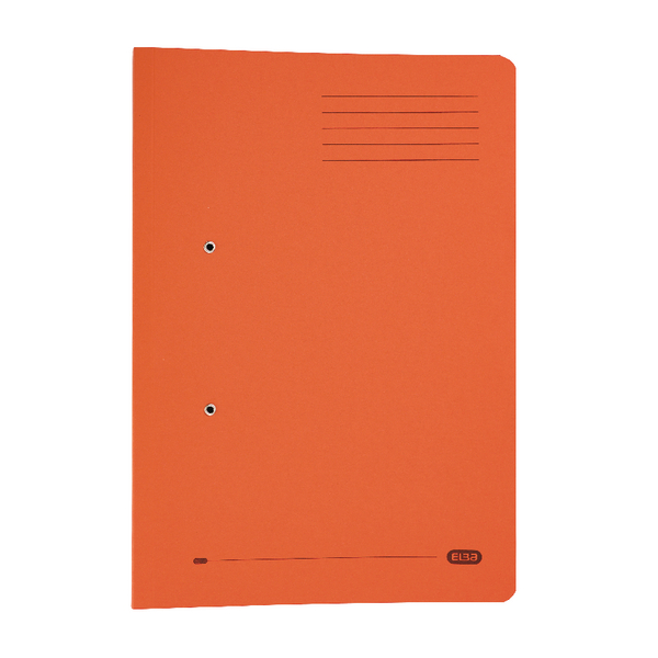 Stratford Spring Pocket File Foolscap Orange [Pack of 25]