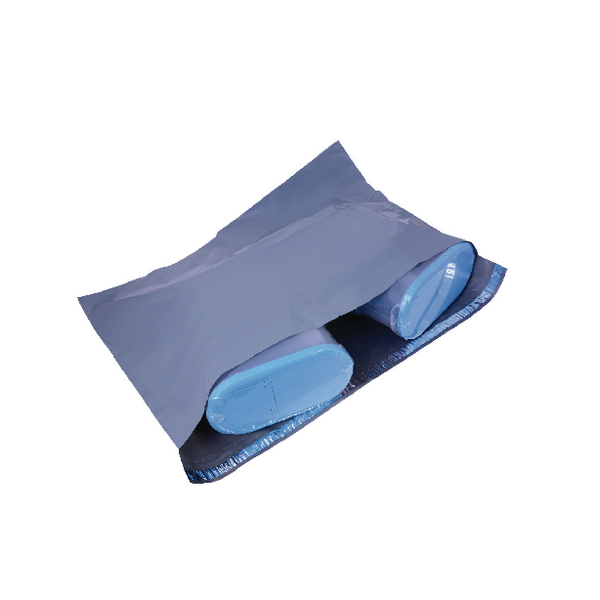 Postsafe Polythene Grey Mailing Envelopes 595x430mm [Pack of 100]