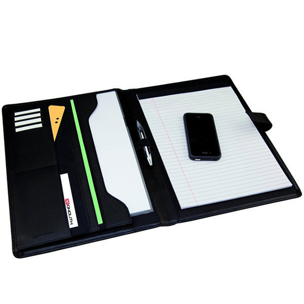 Leather Look A4 Conference Folder and Pad alternative image 1