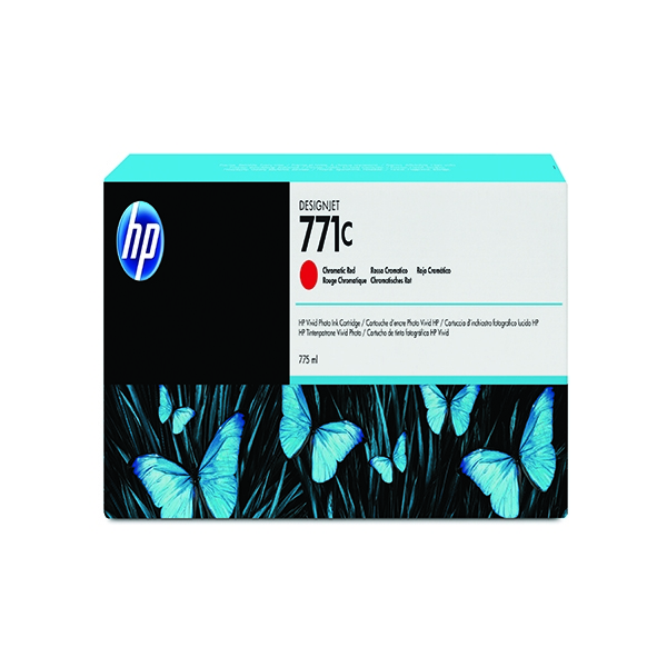 HP B6Y08A Chromatic Red Ink Cartridge
