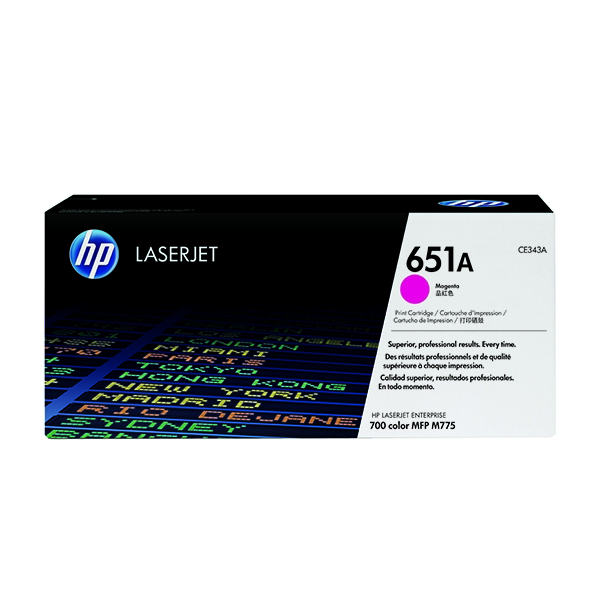 HP CE343A Yellow Toner Cartridge alternative image 1