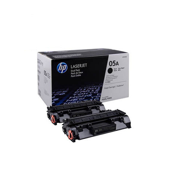 HP CE505D Black Toner Cartridge Twin Pack alternative image 1