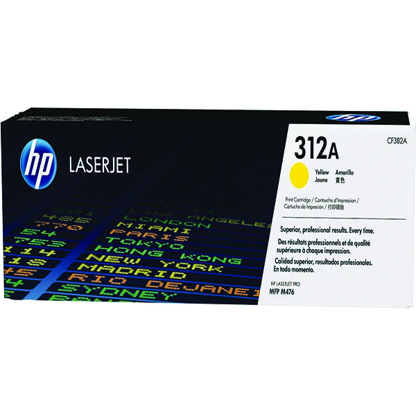 HP CF382A Yellow Toner Cartridge alternative image 1
