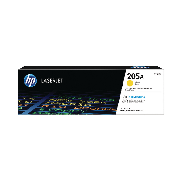 Hewlett Packard HP 205A Original Yellow LaserJet Toner Cartridge CF532A alternative image 1