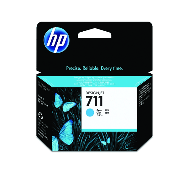 HP CZ130A Cyan Ink Cartridge 29ml alternative image 1