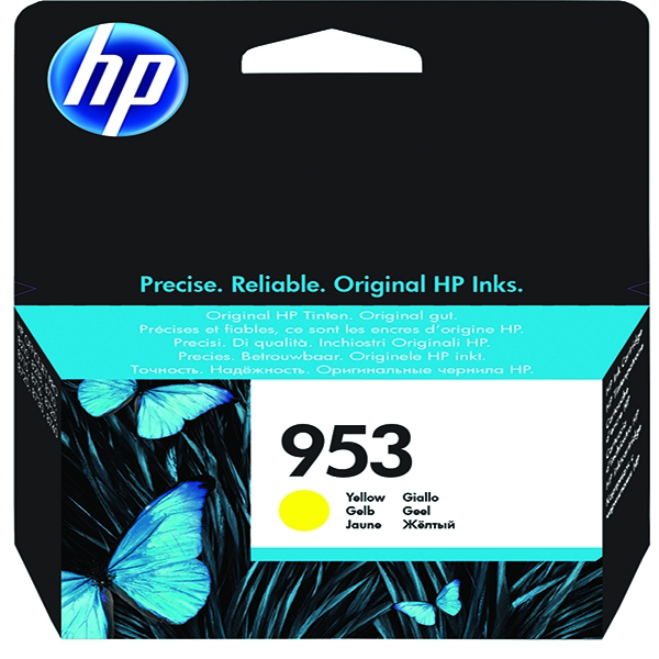HP 953 Ink Yellow Cartridge F6U14AE#BGX alternative image 1