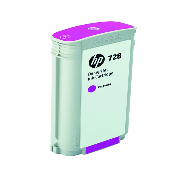 HP 728 DesignJet Ink Magenta Cartridge 130ml alternative image 1
