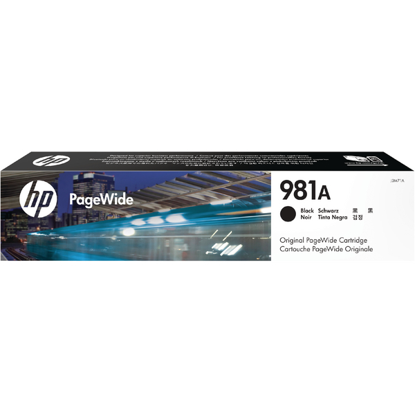 HP 981A PageWide Black Ink Cartridge alternative image 1