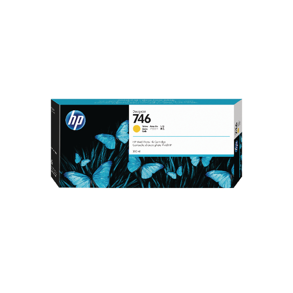 Hewlett Packard HP 746 300ml Yellow Ink Cartridge P2V79A alternative image 1