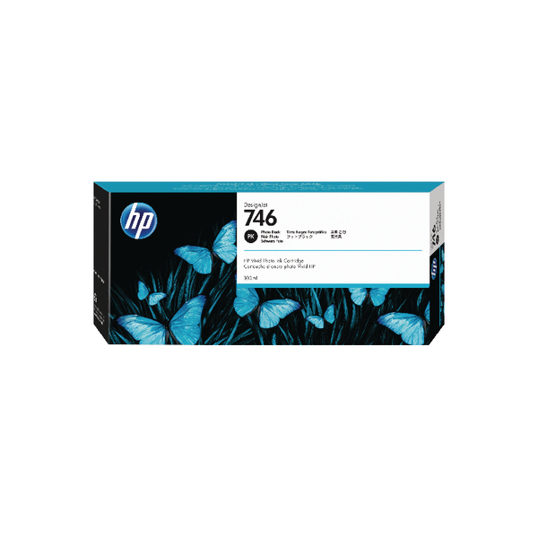 Hewlett Packard HP 746 300ml Photo Black Ink Cartridge P2V82A alternative image 1