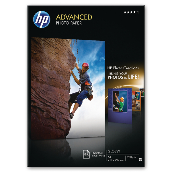 HP Q5456A Advanced Glossy Photo Paper A4 [Pack of 25]
