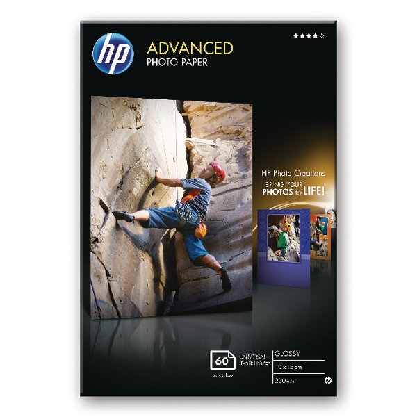 HP Q8691A Advanced Glossy Photo Paper [Pack of 25]