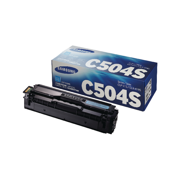 Samsung CLT-C504S Cyan Toner Cartridge