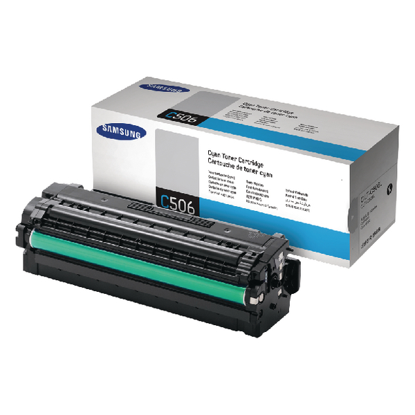 Samsung CLT-C506L High Yield Cyan Toner Cartridge