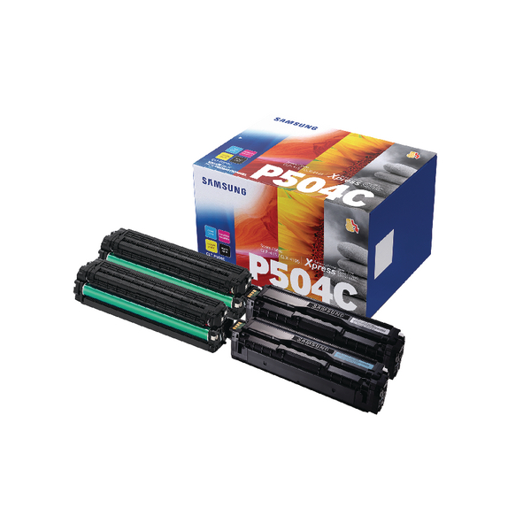 Samsung CLT-P504C Toner Pack [Pack of 4]
