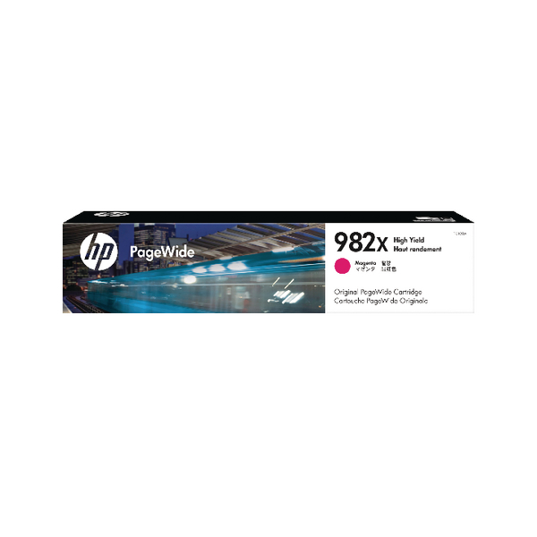 Hewlett Packard HP Original 982X High Yield Magenta PageWide Cartridge T0B08A