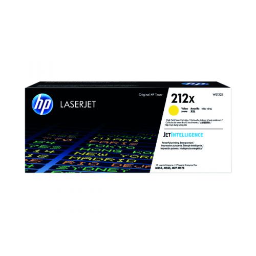 Hewlett Packard HP 212X Yellow High Yield Laserjet Toner Cartridge W2122X
