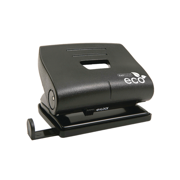 Rapesco Eco Medium Hole Punch Black