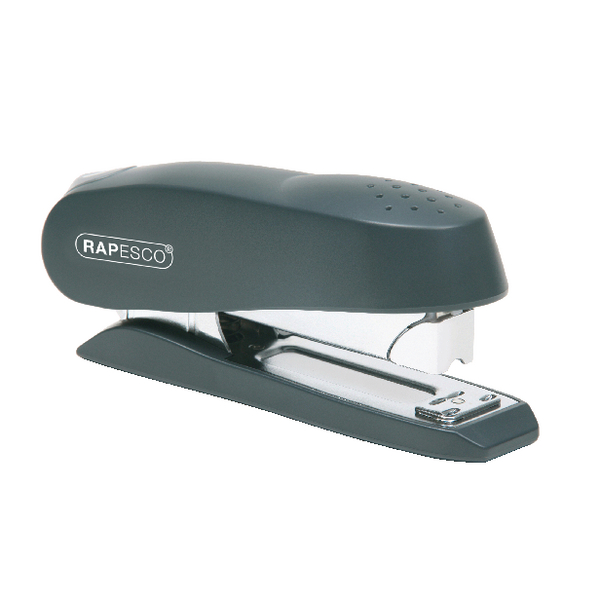 Rapesco Luna 727 Half Strip Stapler Charcoal