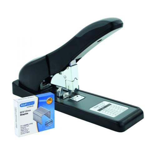 Rapesco ECO HD140 Heavy Duty Stapler Black
