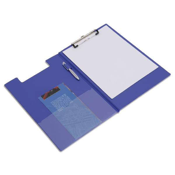 Rapesco Foldover Clipboard Blue
