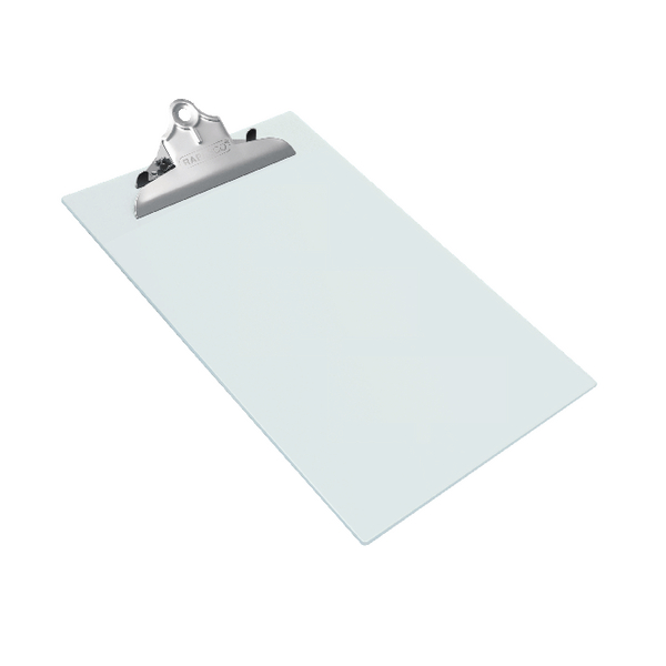 Rapesco Heavy Duty Frosted Transparent Clipboard