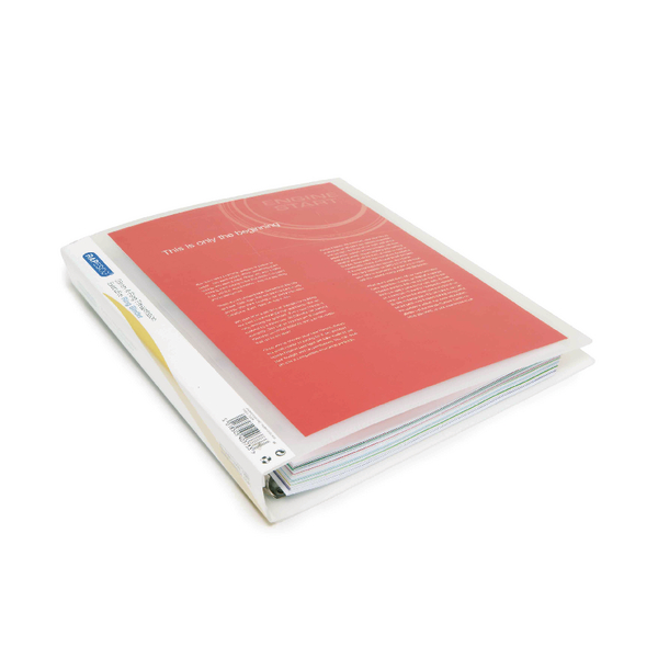 Rapesco Presentation 4 Ring Binder A4 25mm Clear [Pack of 10]