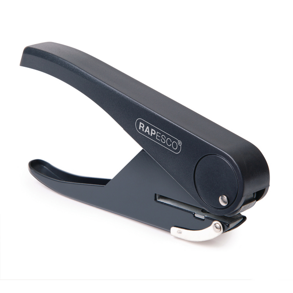 Rapesco Sole Single Hole Punch Black