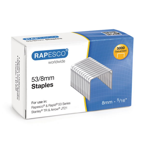 Rapesco Staples 53/8 [Pack of 5000]