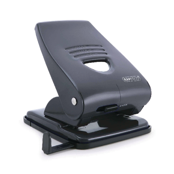 Rapesco 835 Heavy Duty 2 Hole Perforator Black